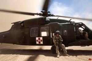 MEDEVAC helicopter in 2011